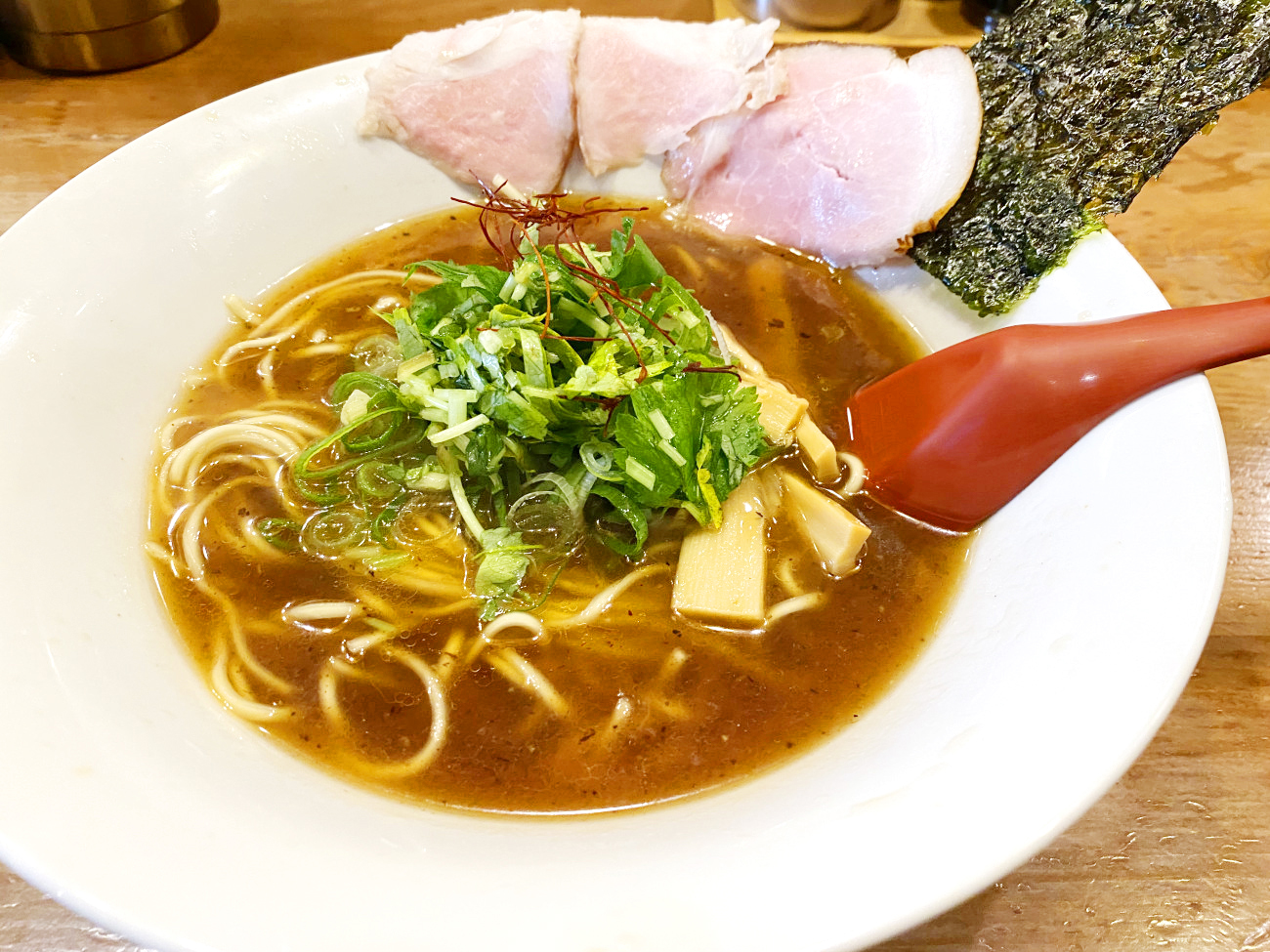 「拉麺 餃子 静流(シズル)」チャーシューが秀逸　福山駅前天満屋南側（延広町）