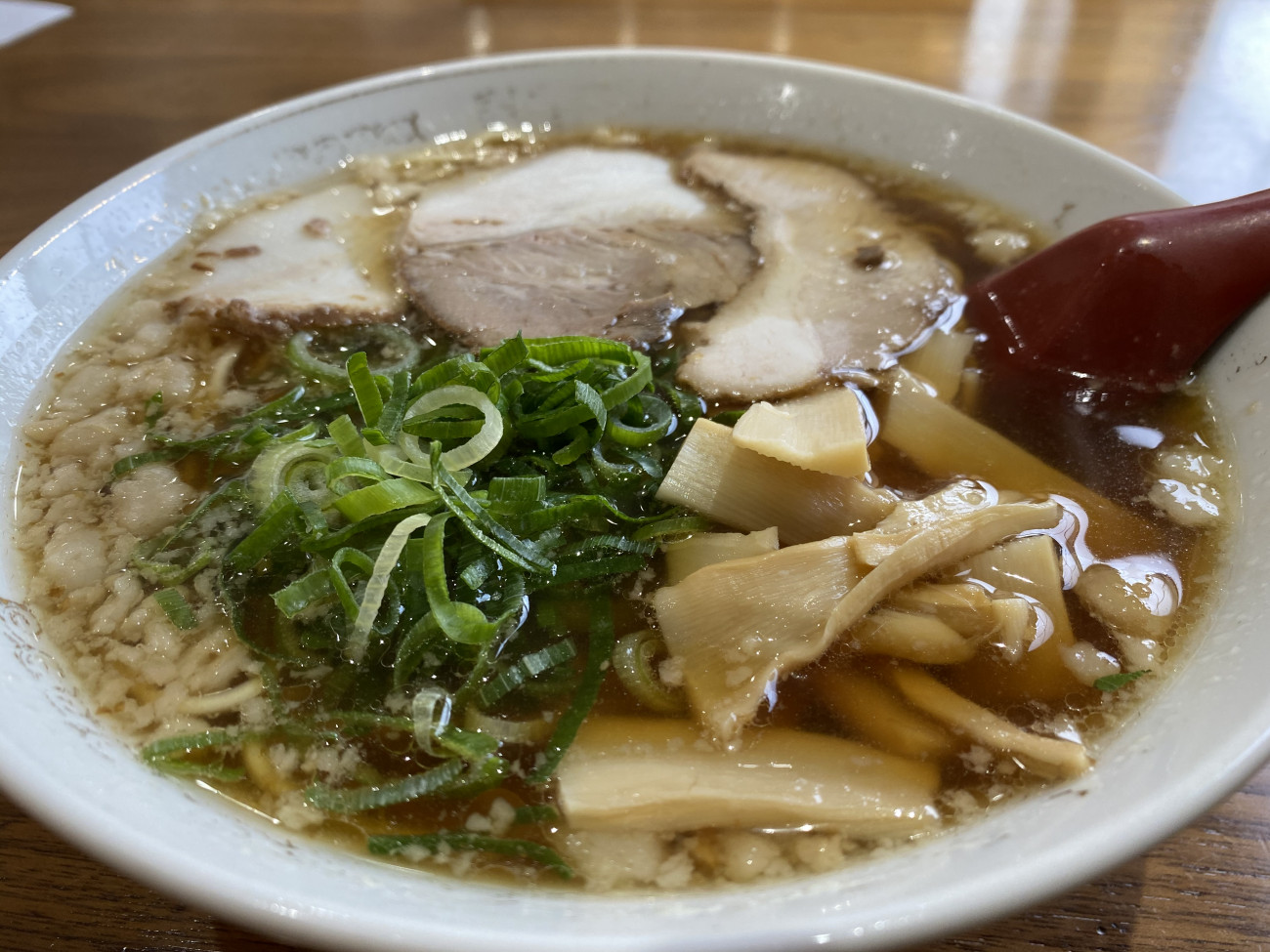 「十八番　千田店」中華そば専門店　定番の尾道ラーメン